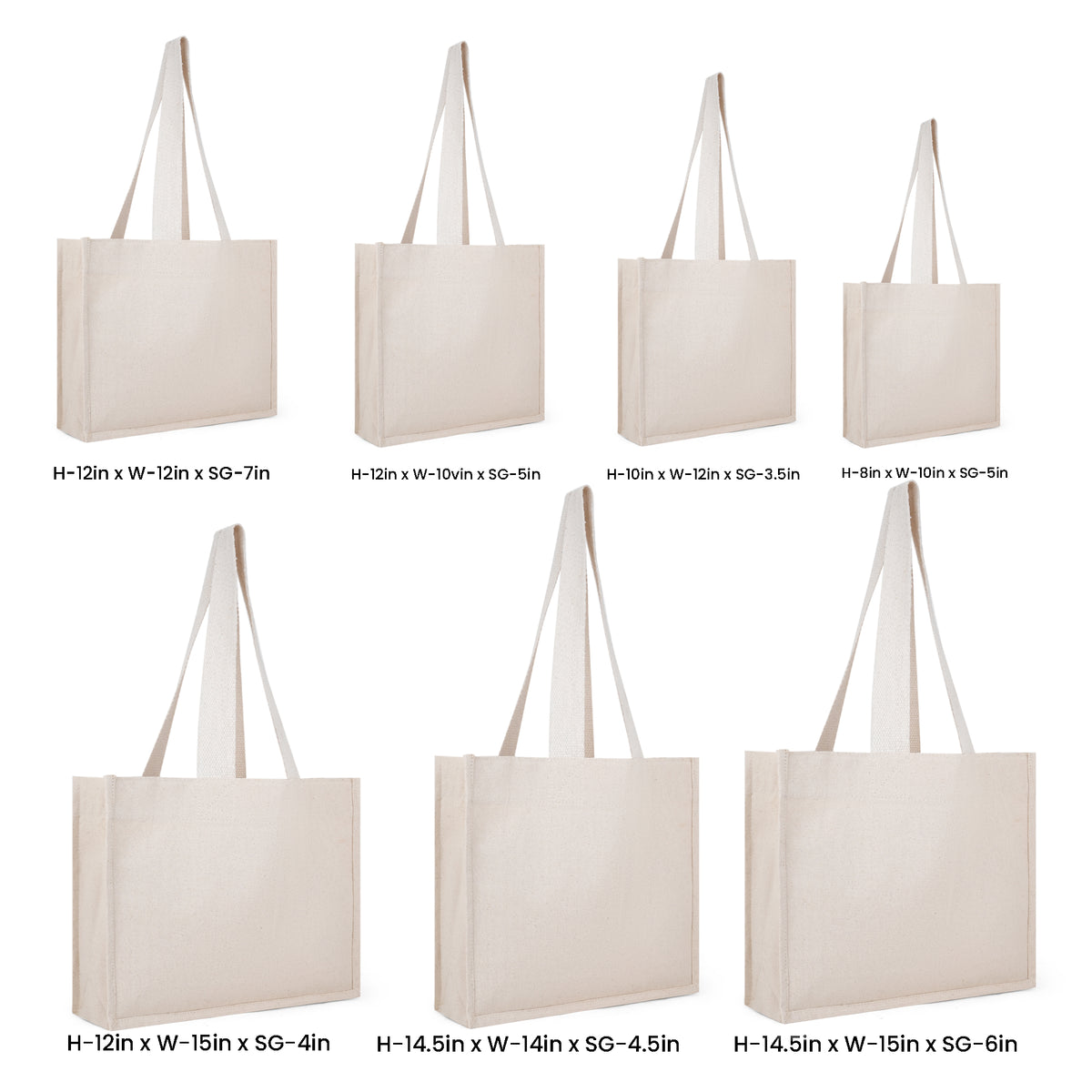 Cotton Bags – 300 GSM (10x8x5)