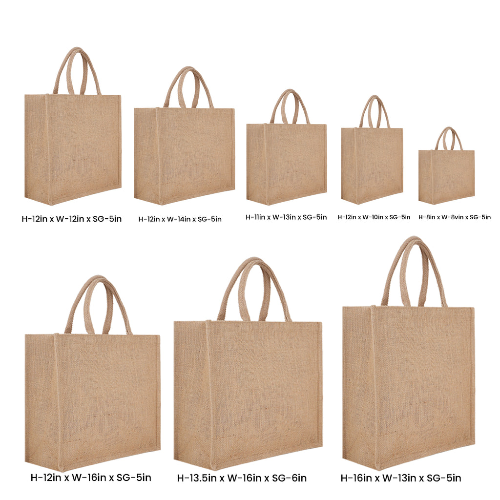 Jute Shopping Bags (12x12x5)
