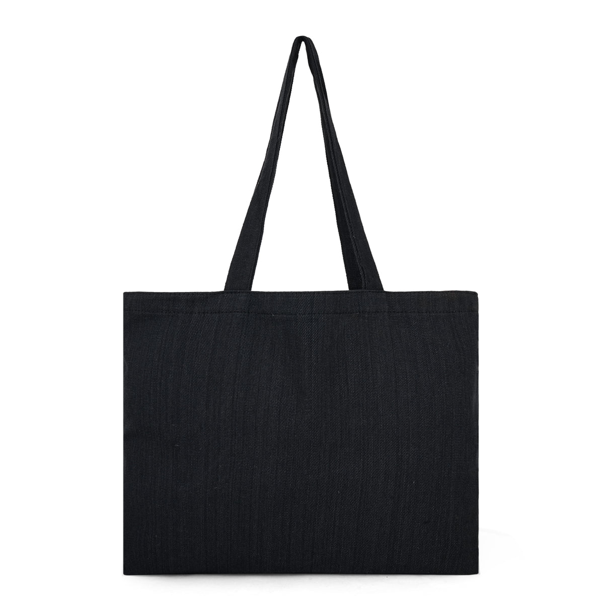 Cotton Black Tote Bags – 300 GSM (16x14)