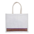 Lace Jute Bags – Bleached (10x12x5)
