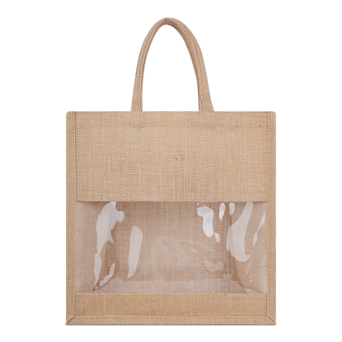 Jute PVC Window Bags (12.5x16x6)